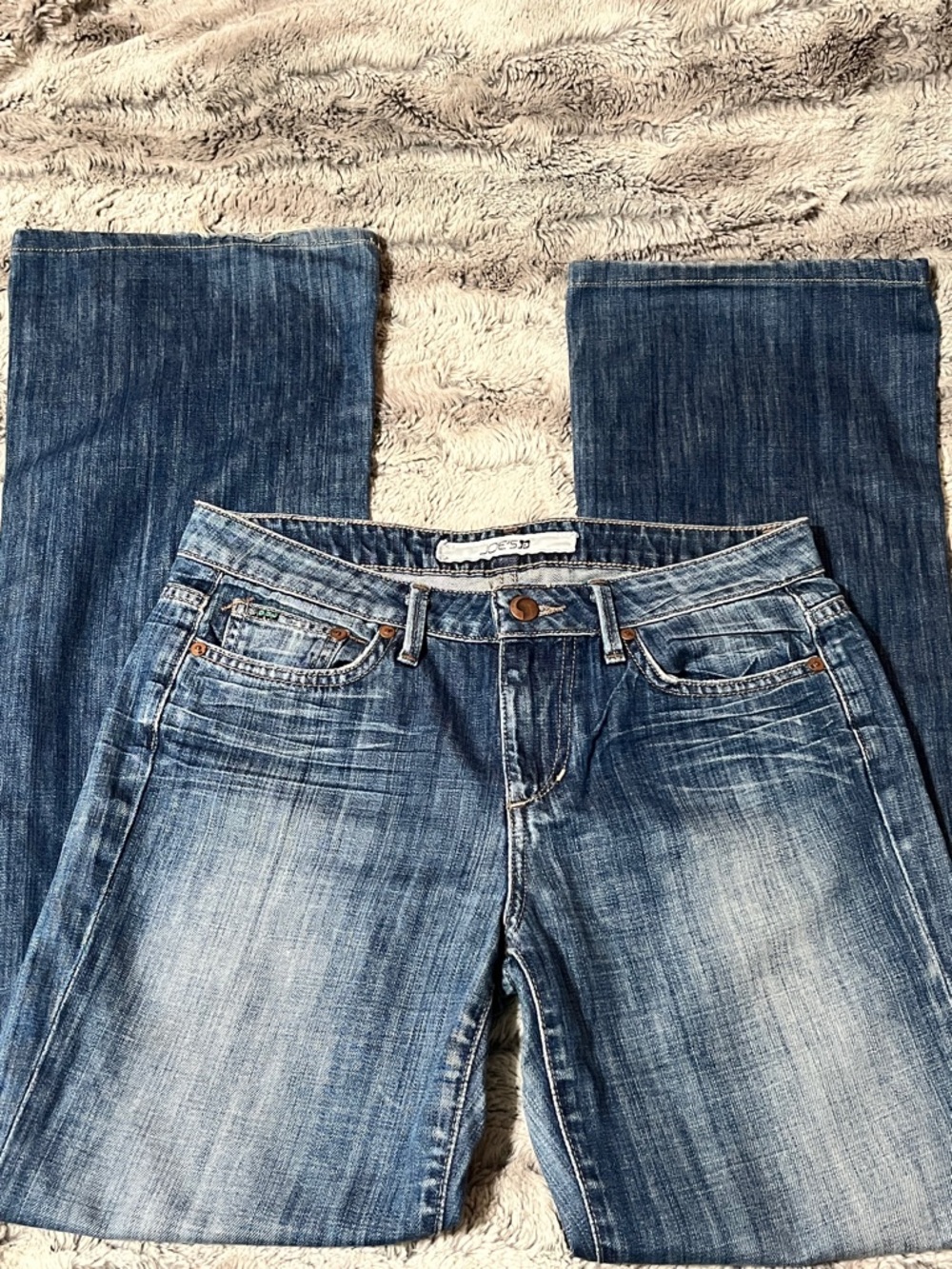 Joe's Jeans Faded Blue Bootcut Denim